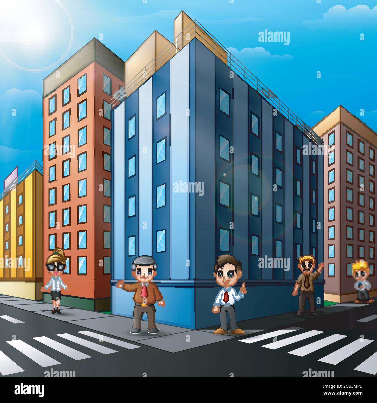 City street everyday Stock Vector Images - Alamy