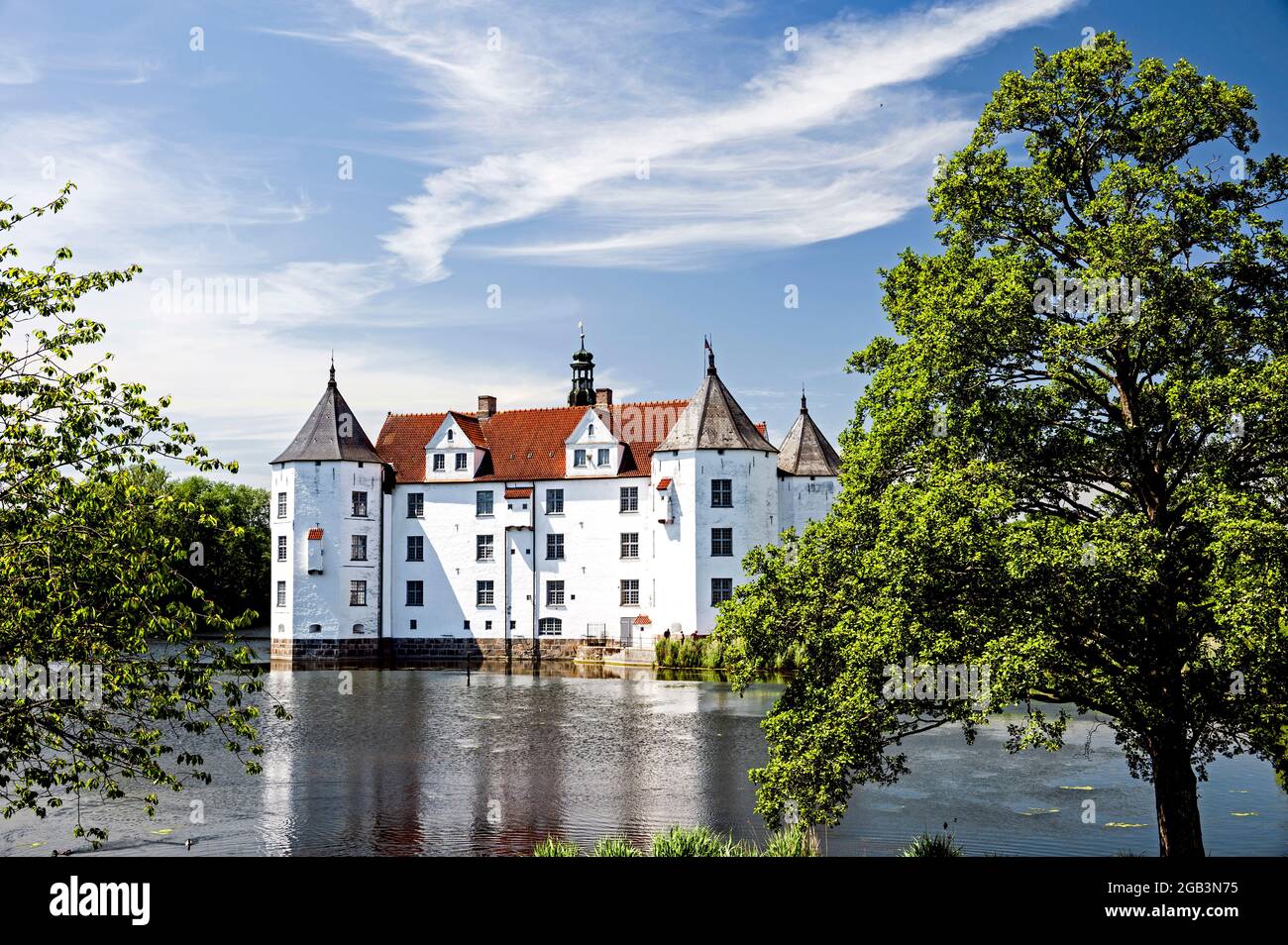 Gluecksburg (Germany, Schleswig-Holstein):castle; Glücksburg Schloss Stock Photo