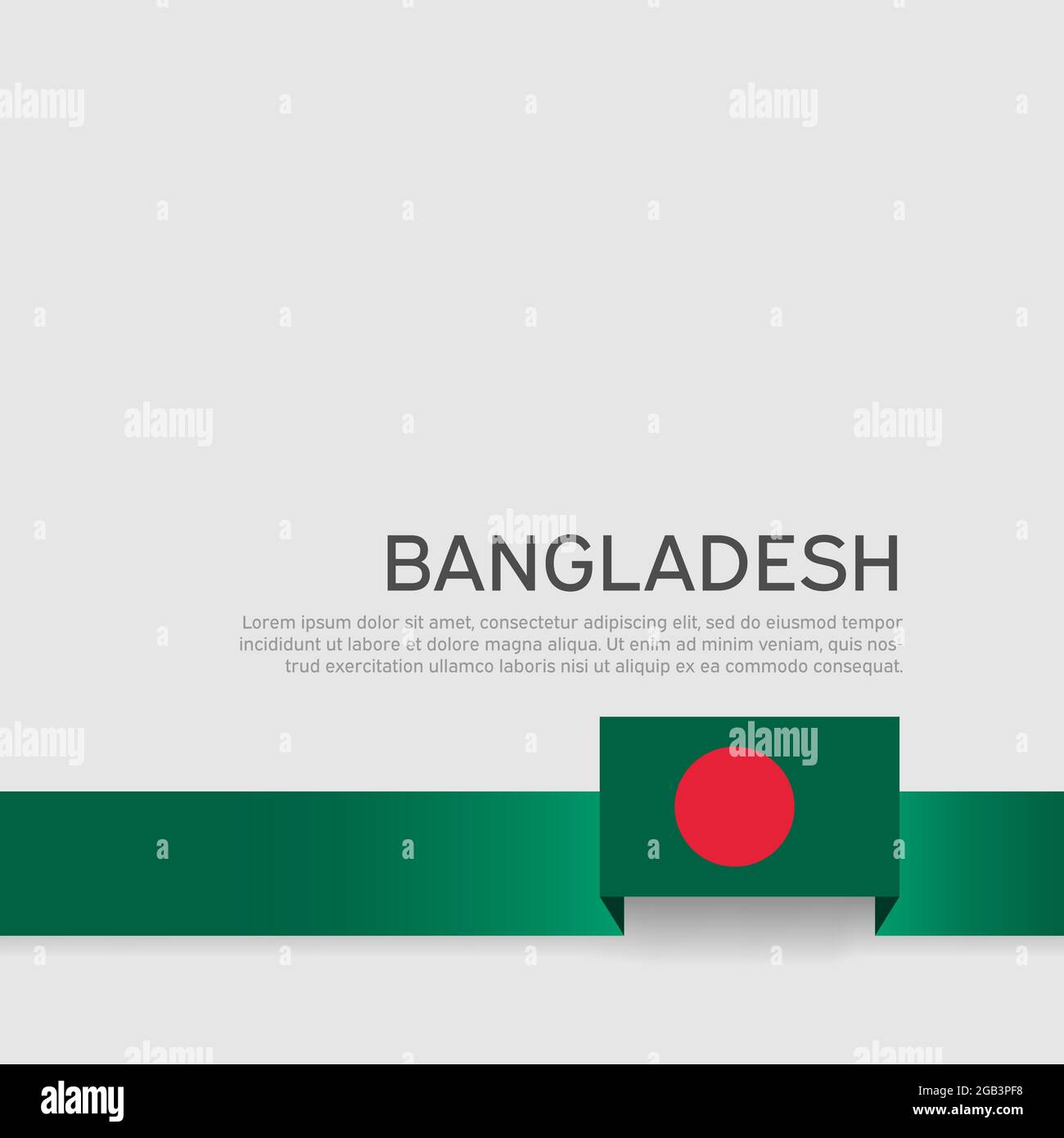 Bangladesh flag background. State bangladeshi patriotic banner, cover