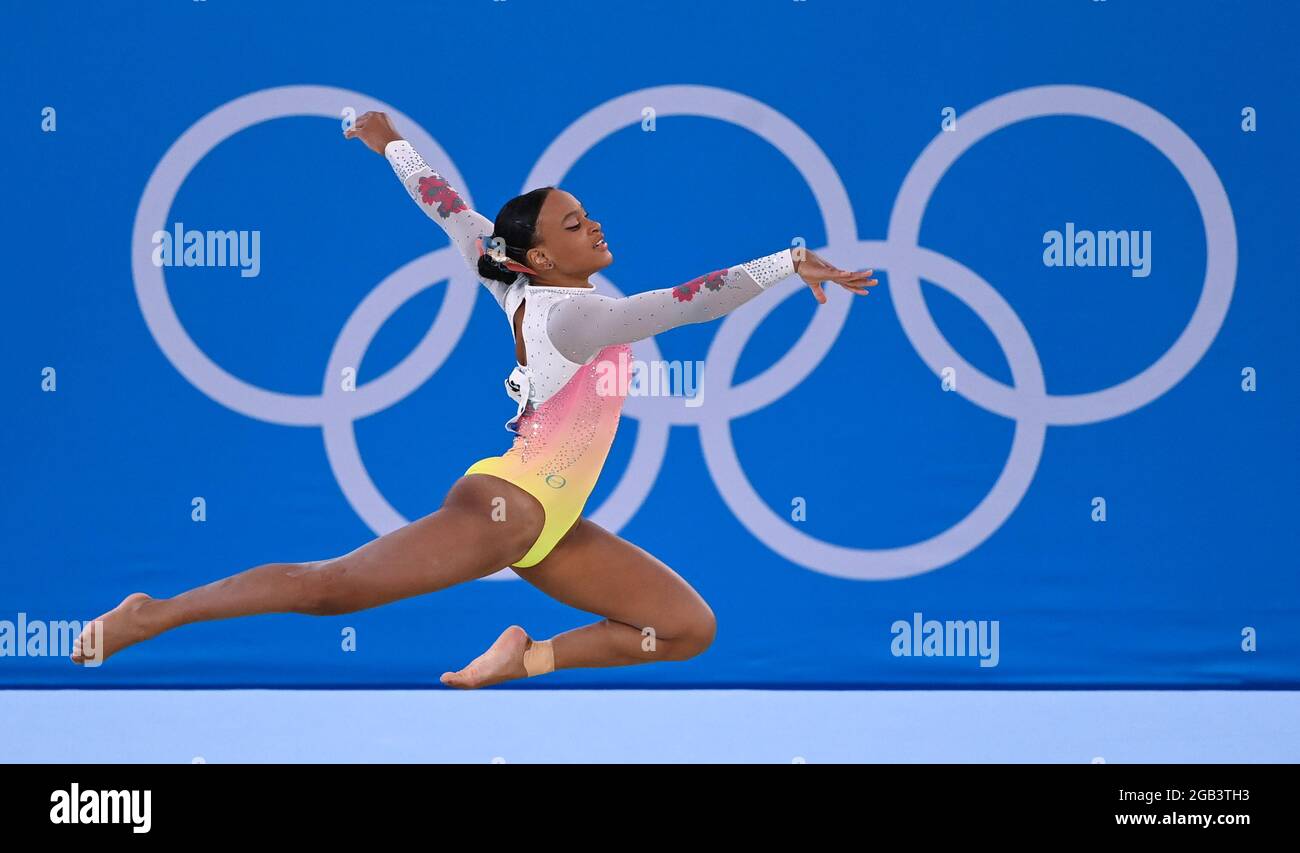 Tokyo, Japan. 02nd Aug, 2021. Gymnastics Olympics, floor, women, final