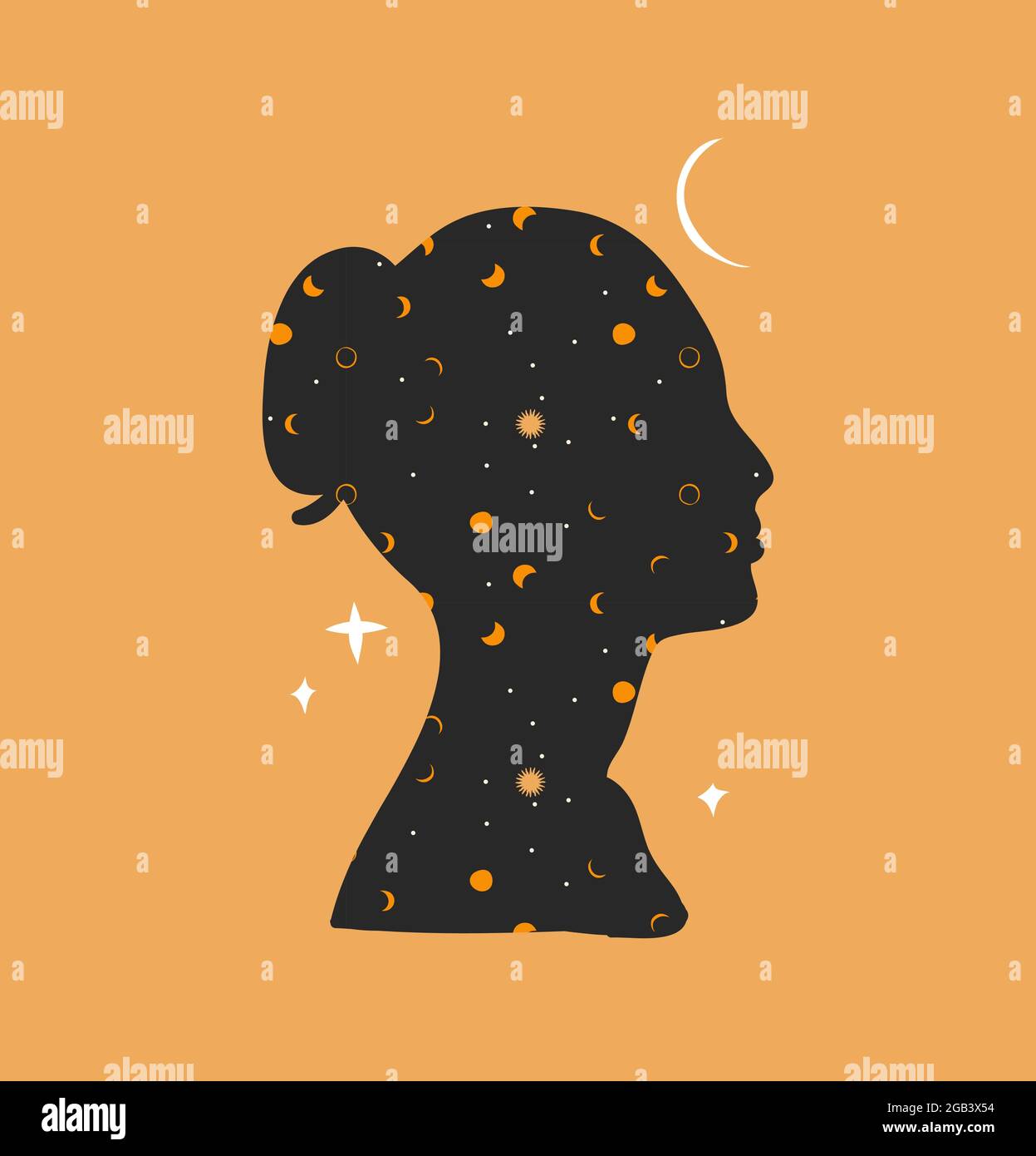 Hand drawn vector abstract stock flat graphic illustration with logo ...