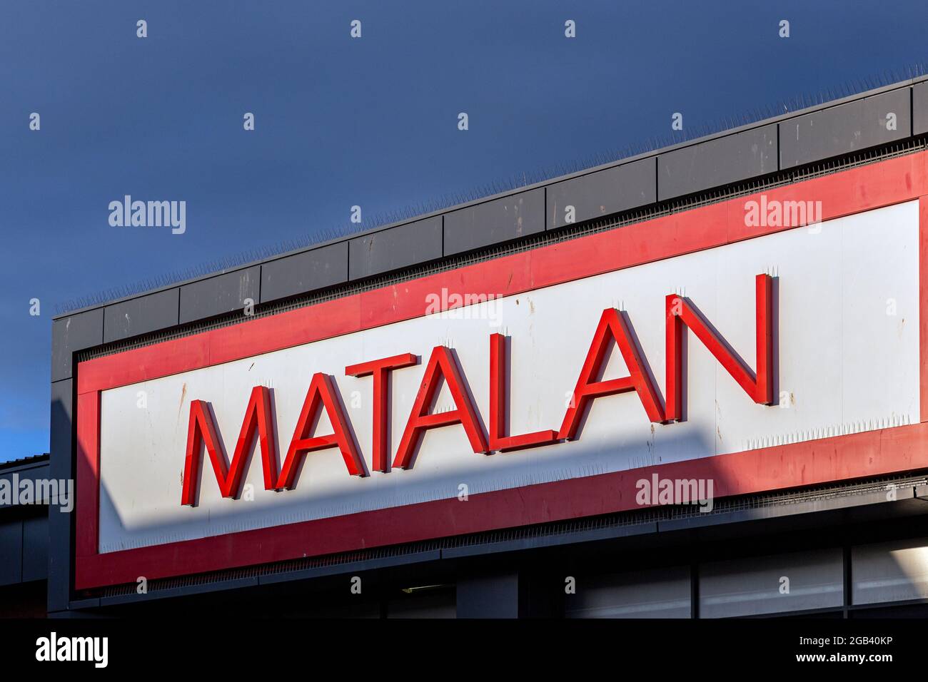 Matalan is a British fashion and homeware retailer based in Knowsley, Merseyside. Stock Photo