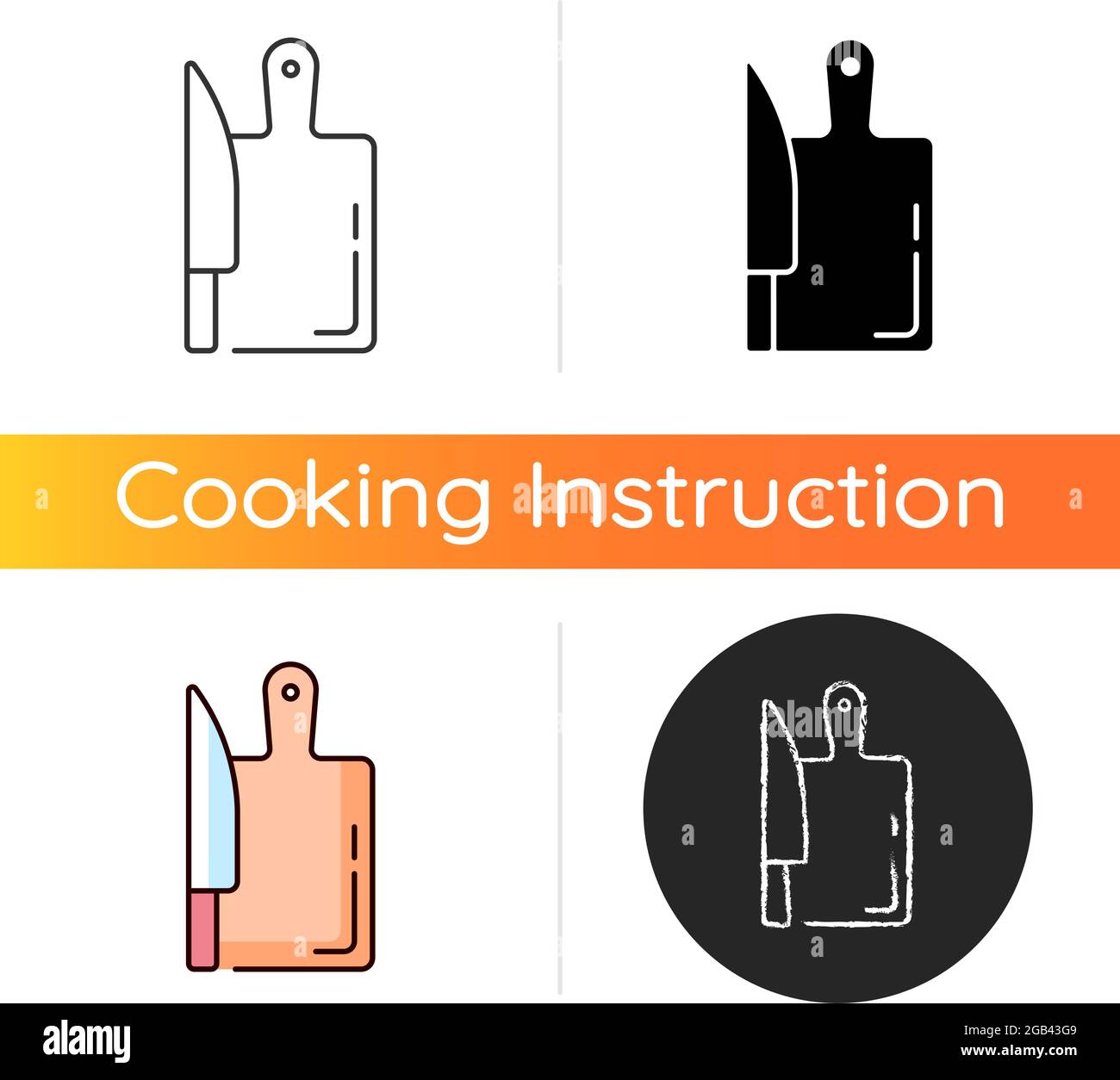 Cutting board icon Stock Vector