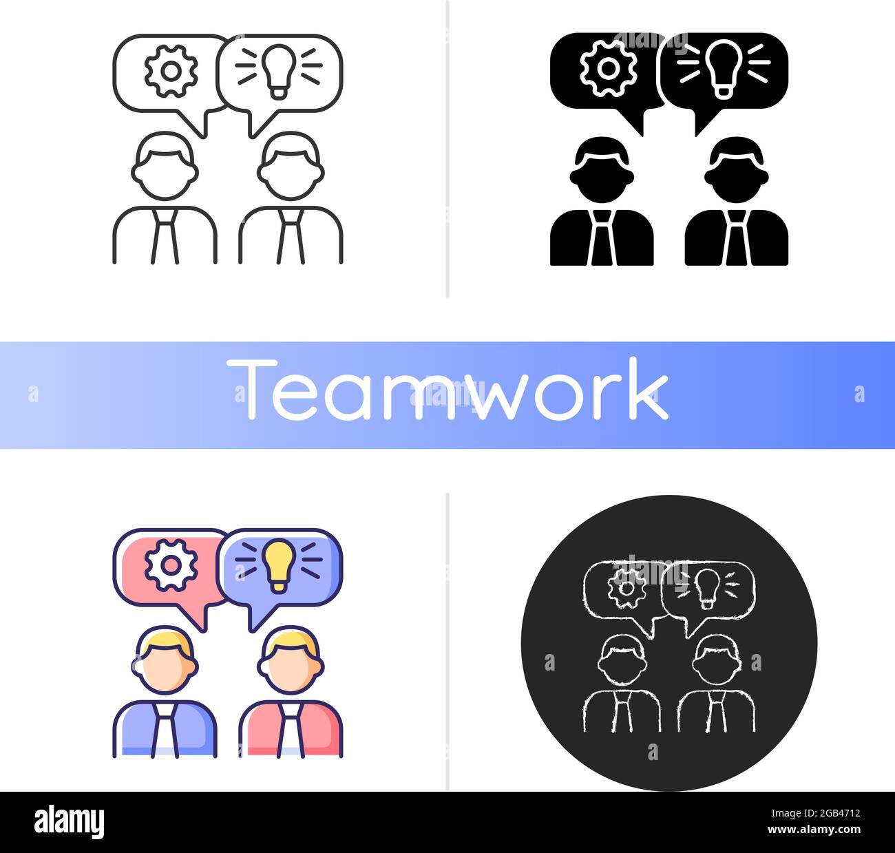 Brainstorming icon Stock Vector