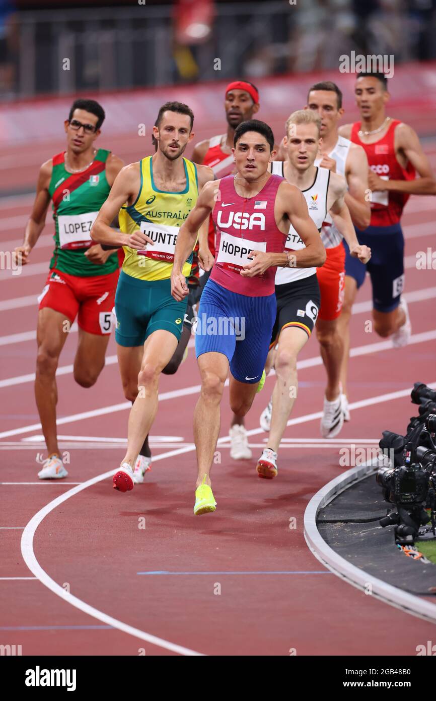 Tokyo, Japan. 1st Aug, 2021. HOPPEL Bryce (USA) Athletics Men's 800m
