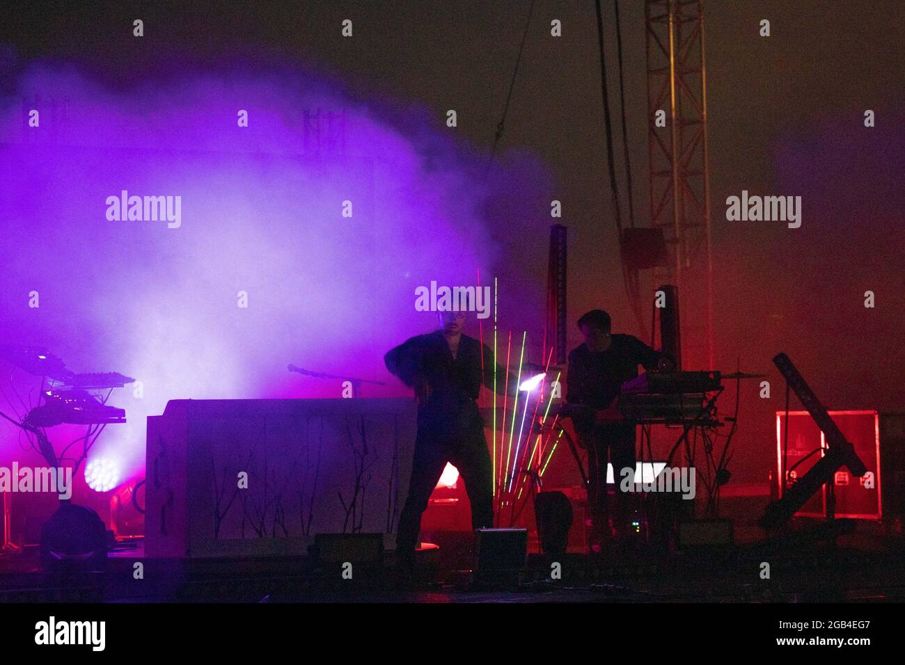 Dardust  durante  titoloEvento, Concerto cantante italiano in Gardone Riviera (BS), Italy, 16 luglio 2021 Stock Photo