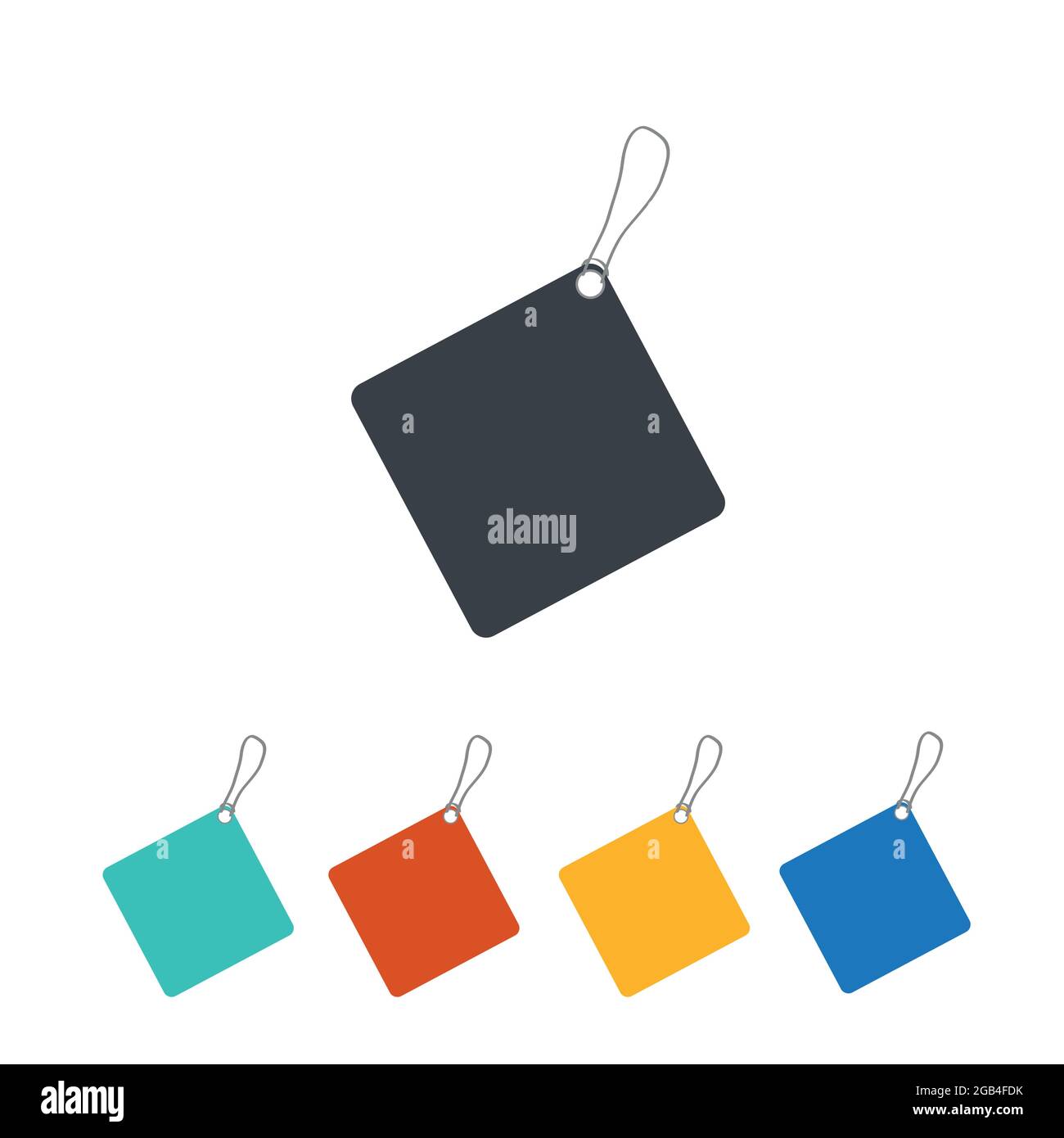 Colourful hanging price tags. Can be used for sales and promotions