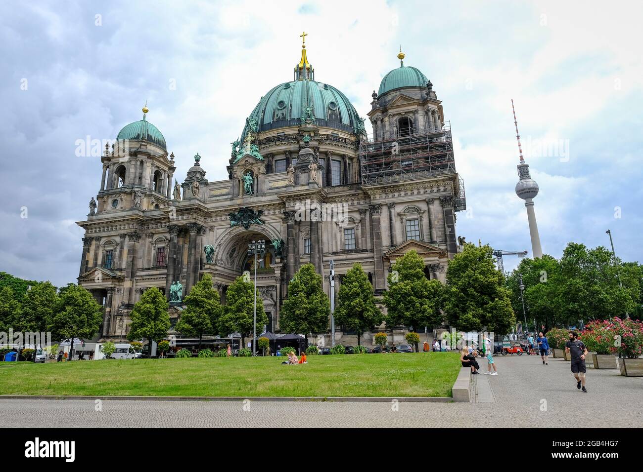 DEU, Deutschland, Berlin, 20.07.2021: Berliner Dom in Berlin-Mitte Stock Photo
