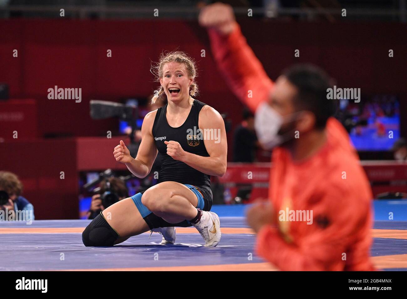 Aline Rotter Focken (GER), final jubilation, winner, winner, Olympic ...