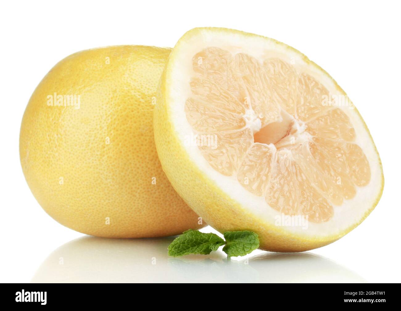 Pomelo or Chinese grapefruit isolated on white Stock Photo Alamy
