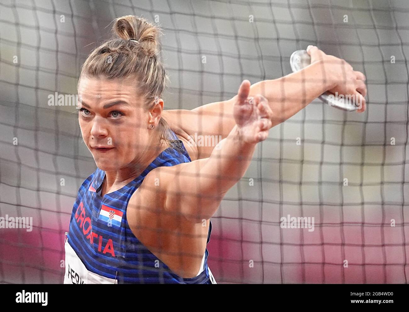 Tokio, Japan. 02nd Aug, 2021. Athletics Olympics, Discus Throw, Women