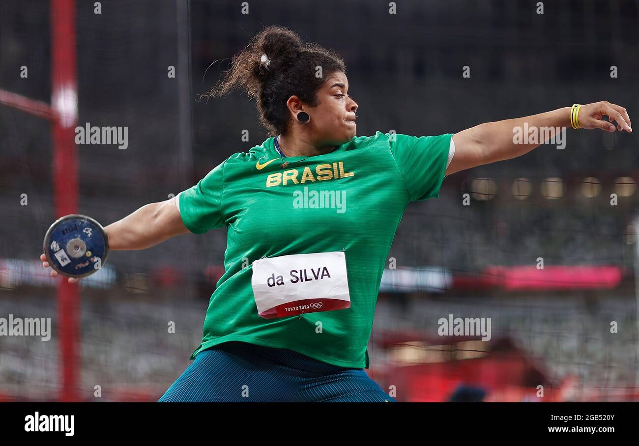 Tokyo, Japan. 2nd Aug, 2021. Izabela da Silva of Brazil competes during