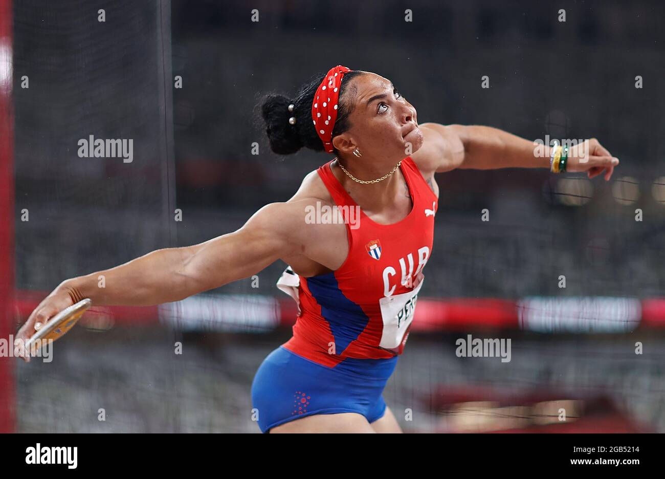 Tokyo, Japan. 2nd Aug, 2021. Yaime Perez of Cuba competes during the