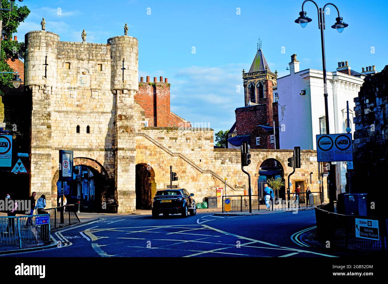 Bootham Bar York, England Stock Photo Alamy