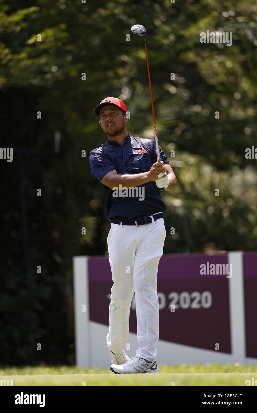 Xander schauffele olympic gold medal hires stock photography and