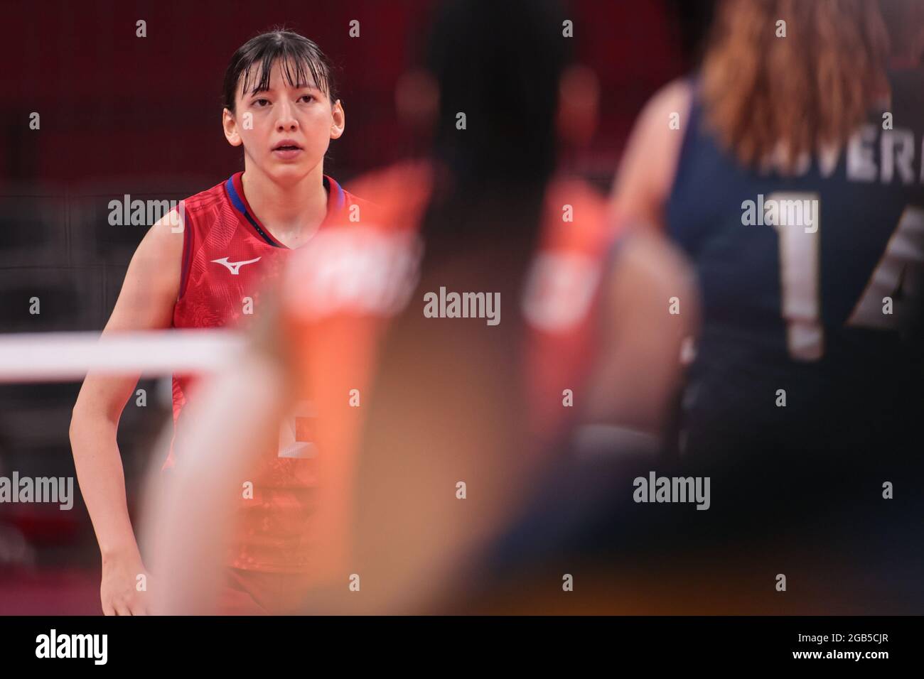 Tokyo Japan 2nd Aug 21 Aki Momii Jpn Volleyball Women S Preliminary Round Pool A Match Between Japan 1 3 Dominica During The Tokyo Olympic Games At The Ariake Arena In Tokyo
