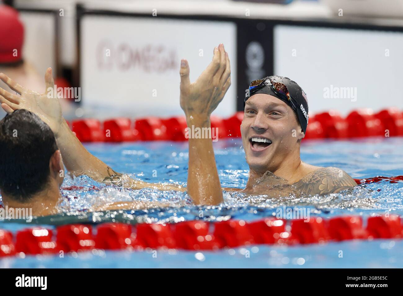 DRESSEL Caeleb (USA) Gold Medal during the Olympic Games Tokyo 2020 ...