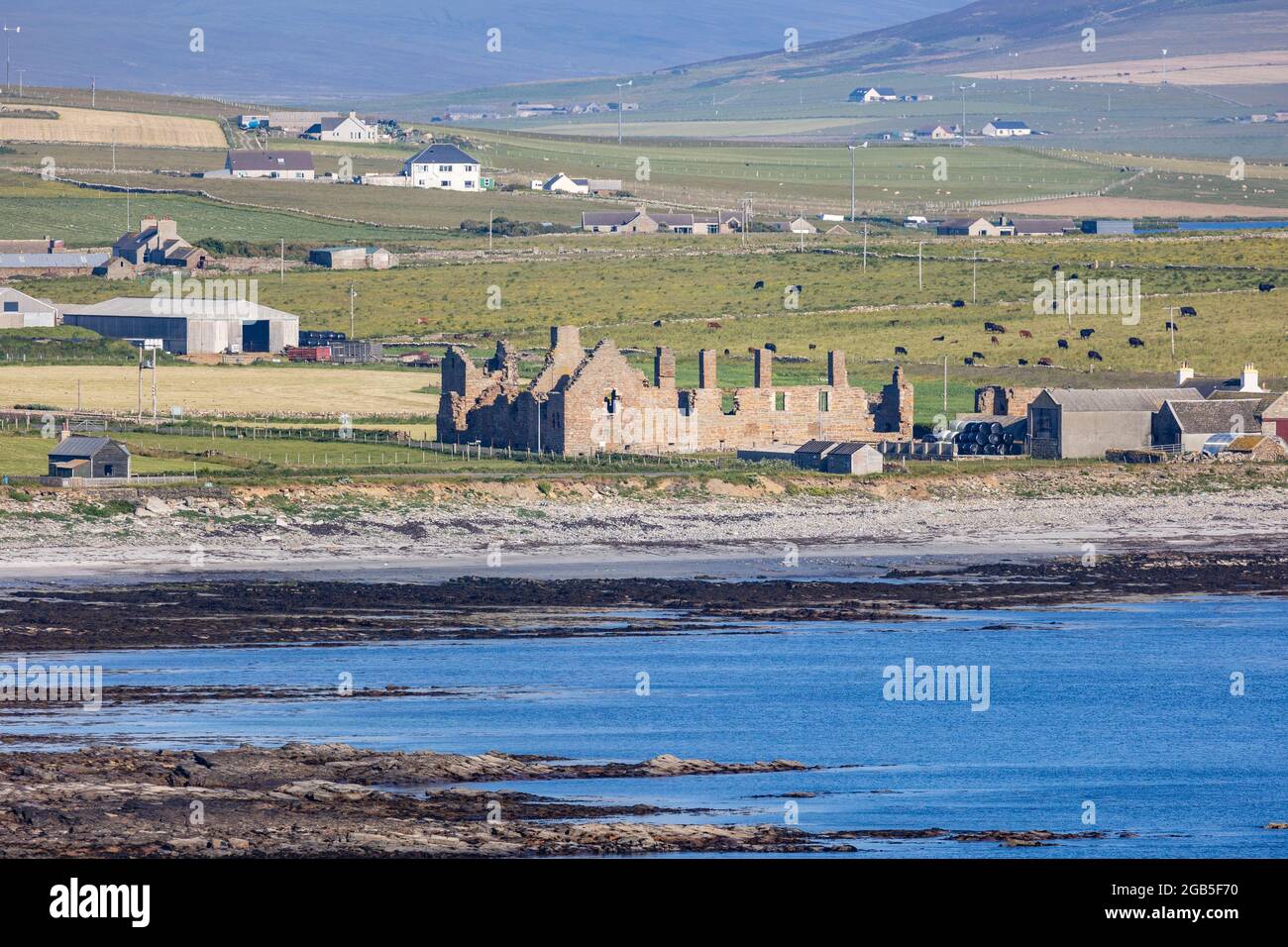 Earl’s Palace;  the ruins of the residence of Robert Stewart, half-brother of Mary Queen of Scots, Stock Photo