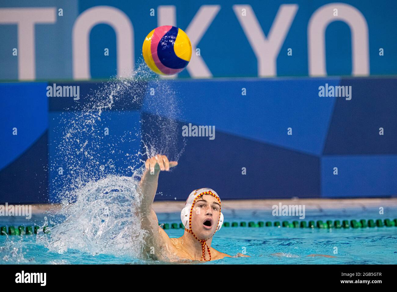 Tokyo, Japan. 2nd August 2021. Olympic Games: Waterpolo, match between  Croatia v Spain at Tatsumi Water Polo Centre, in Tokyo. © ABEL F. ROS /  Alamy Live News Stock Photo - Alamy