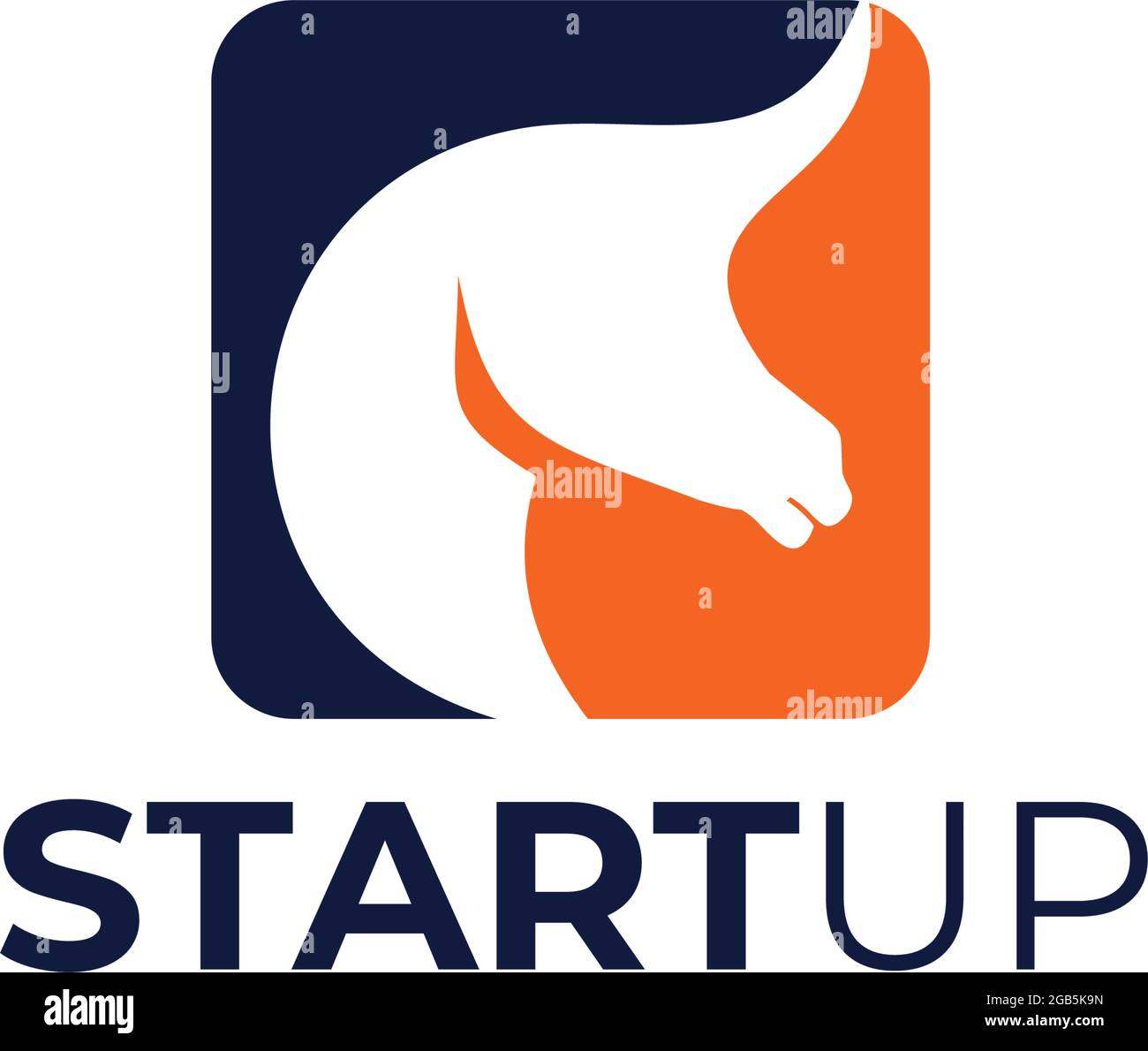 Unicorn Start Up Logo Design Vector Template Stock Vector Image Art