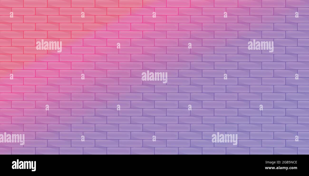 Abstract background brick wall surface wallpaper backdrop pattern seamless art design vintage vector illustration Stock Vector