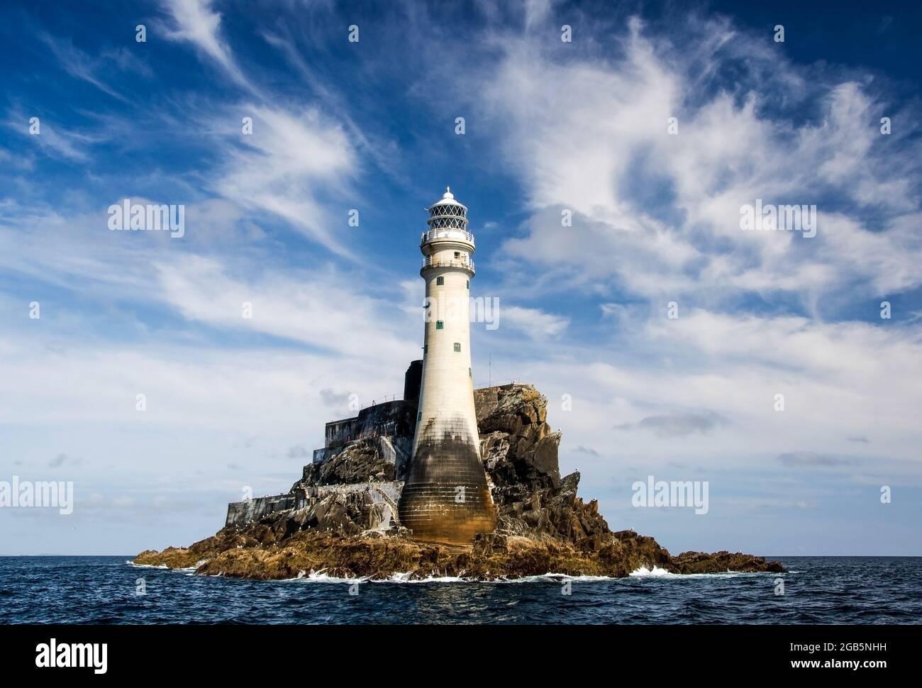 Lighthouse off Cork Coast, Ireland Stock Photo Alamy