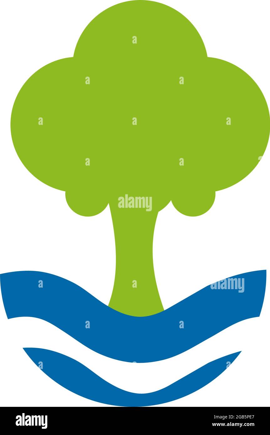 Tree icon logo design vector template Stock Vector Image & Art - Alamy