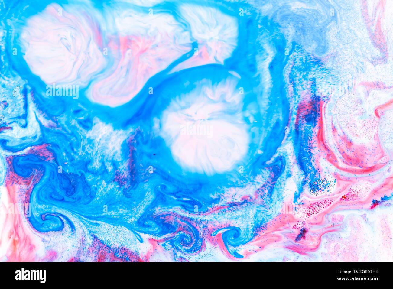 Fluid art. Abstract lilac pink background. Liquid marble texture design ...
