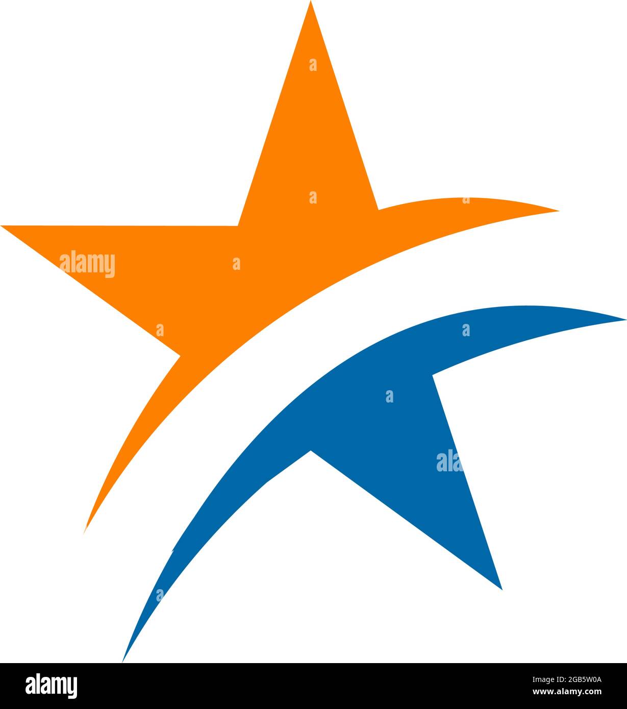 Star icon logo design vector template Stock Vector