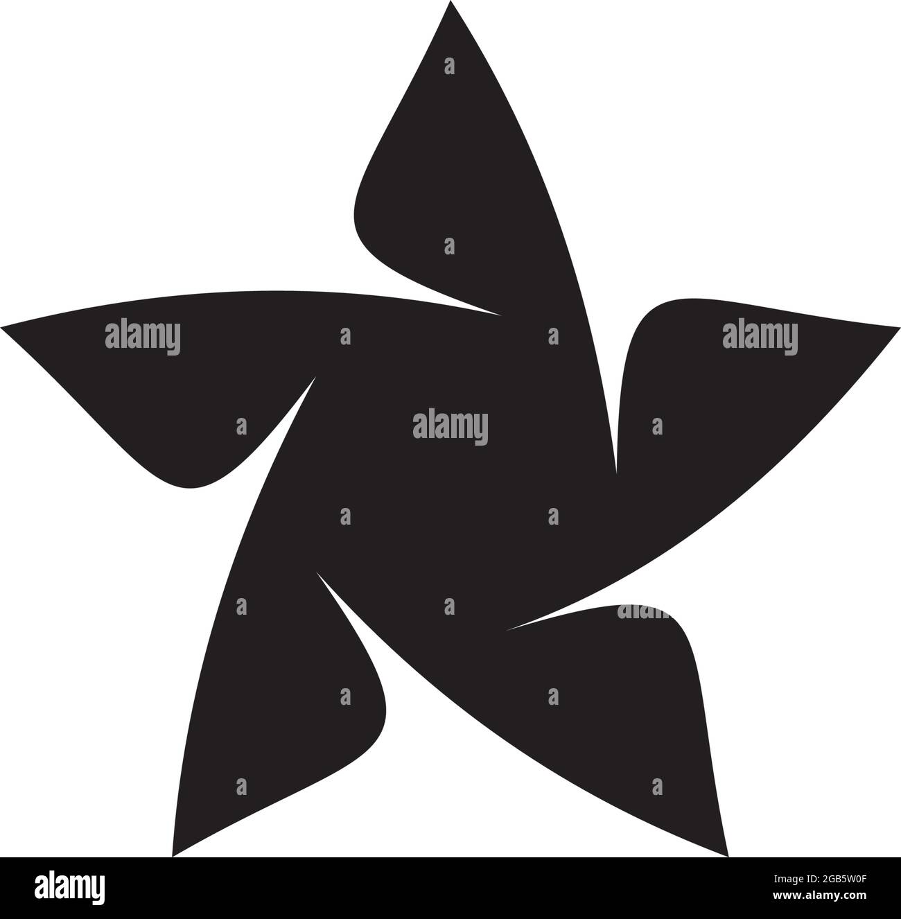 Star icon logo design vector template Stock Vector