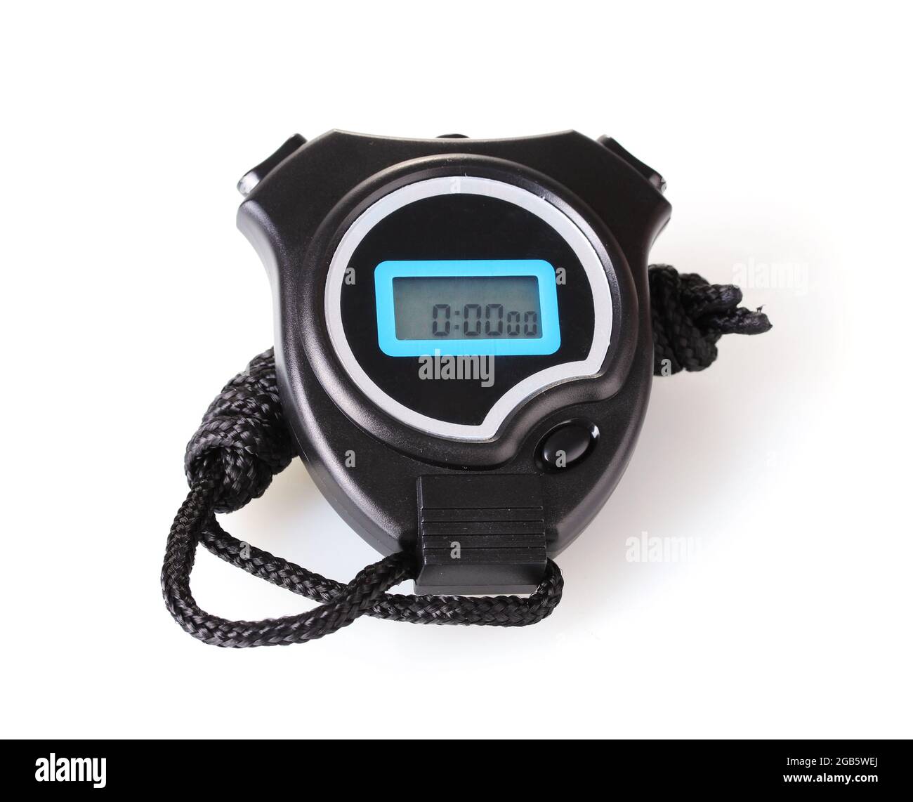 electronic sport timer isolated on white Stock Photo Alamy