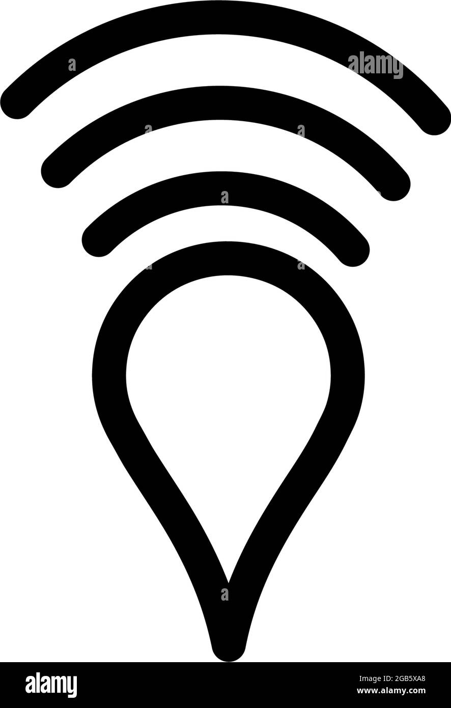 Signal icon logo design vector template Stock Vector
