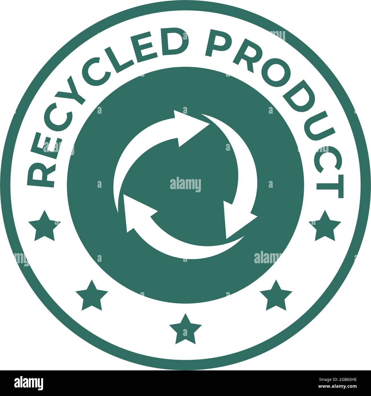 Recycled product logo design vector template Stock Vector Image & Art ...