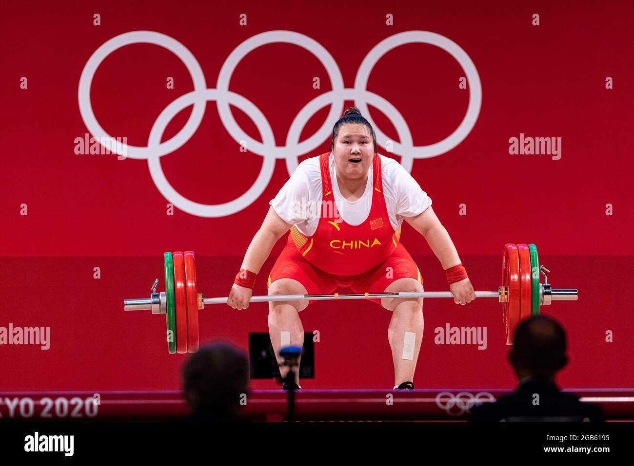 Tokyo, Japan. 2nd August 2021. Olympic Games: Weightlifting, women´s +87kg group A,at Tokyo International Forum. © ABEL F. ROS / Alamy Live News Stock Photo