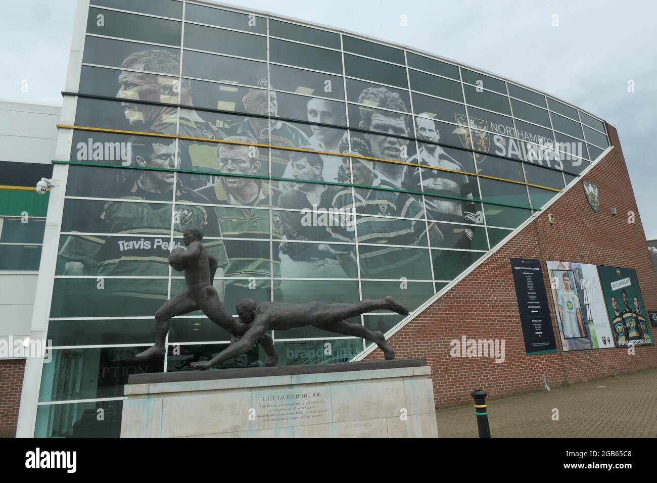 Franklins Gardens the saints Rugby Football Ground Northampton UK with