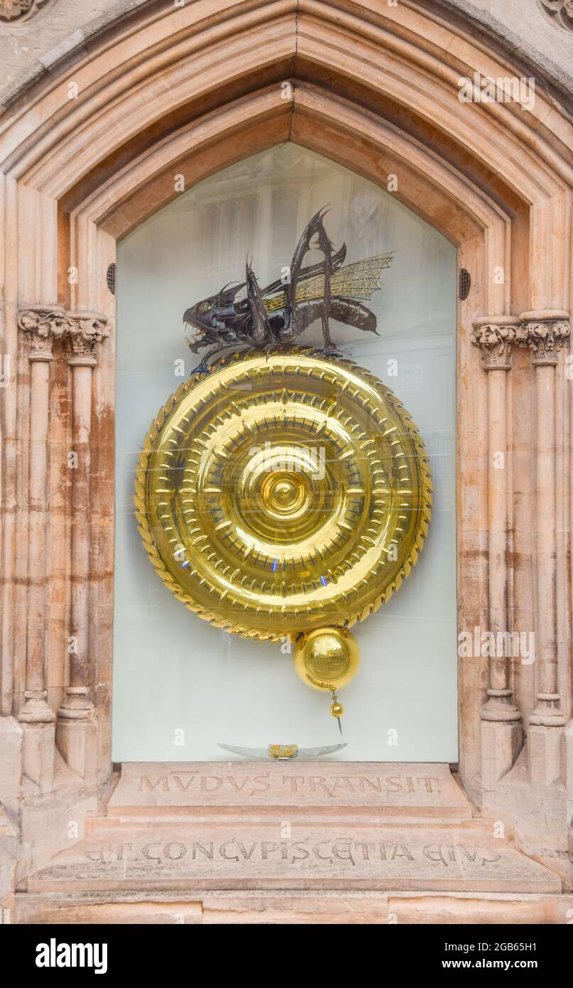 The Corpus Clock, Cambridge, United Kingdom Stock Photo