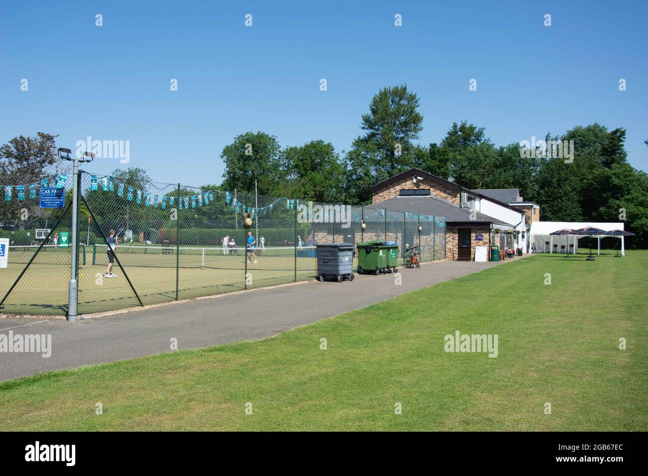 Hemingford Pavilion Sports Club, Hemingford Grey, Cambridgeshire, England, United Kingdom Stock Photo