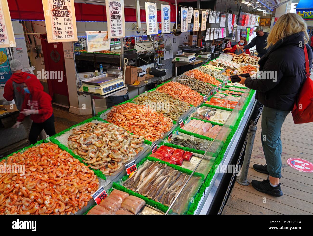 WASHINGTON, DC 1 APR 2021 View of the Municipal Fish Market at The