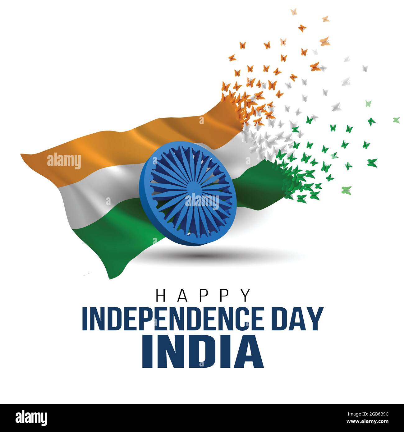 happy independence day India greetings. vector illustration design ...
