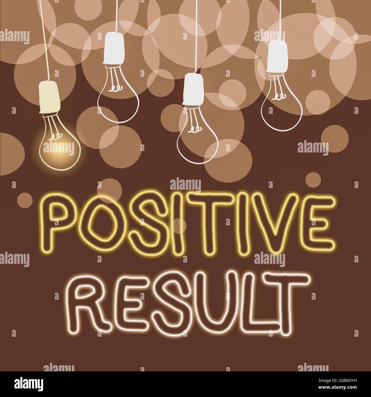 Text sign showing Positive Result, Internet Concept shows that a person ...