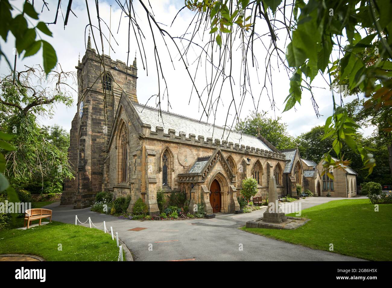 St Laurence Church union Street Chorley Stock Photo Alamy
