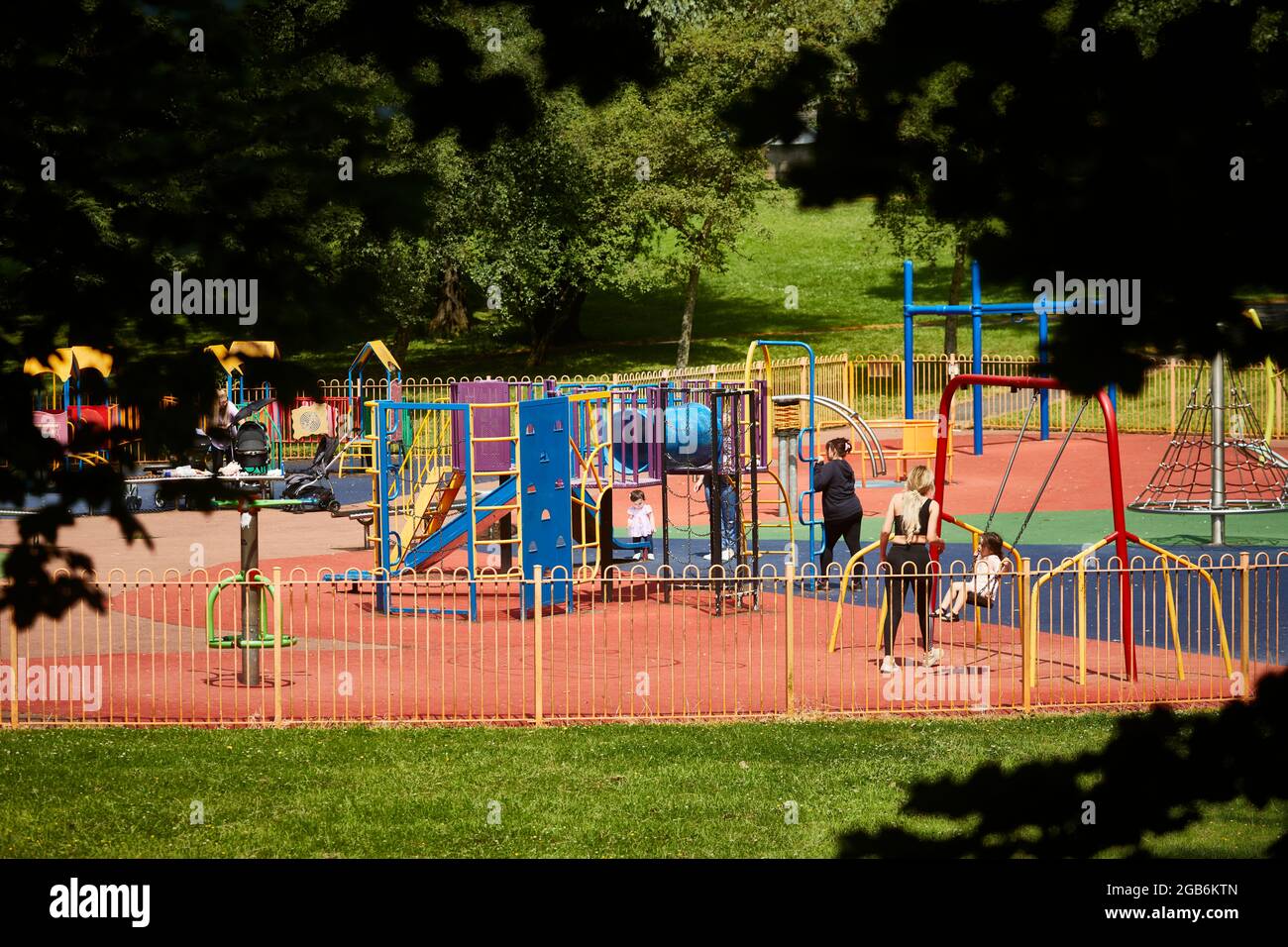 Westhoughton Central Park near Bolton in Gtr Manchester Stock Photo Alamy