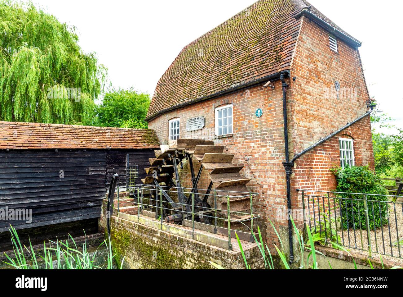 Exterior of Cobham Mill on the River Mole in Cobham, Surrey, UK Stock Photo