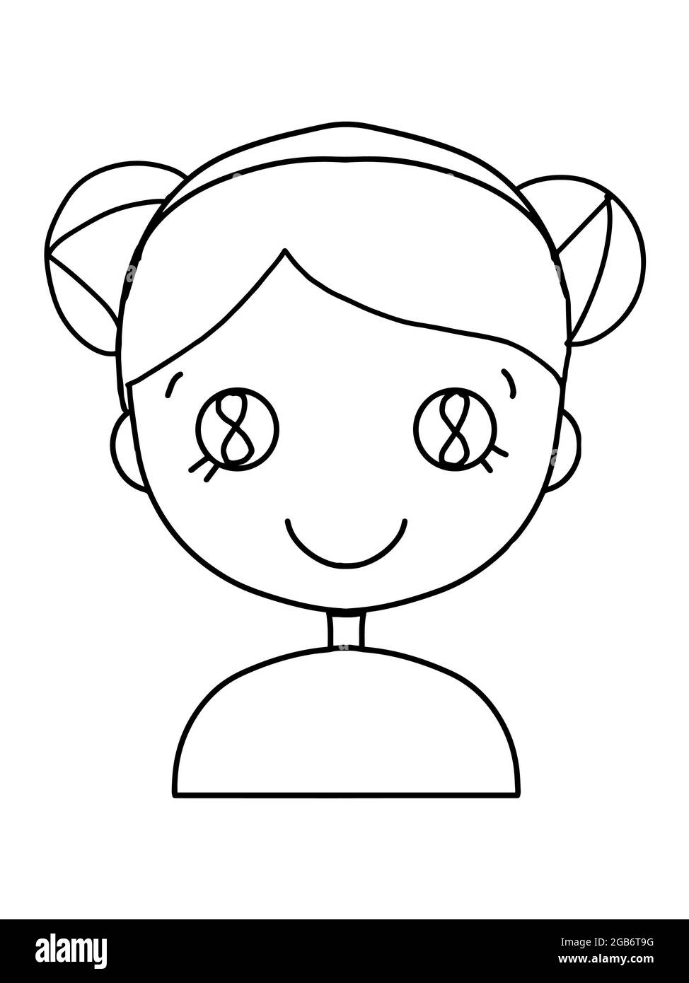 Cartoon Characters Boy Girl Black And White Stock Photos Images Page 2 Alamy