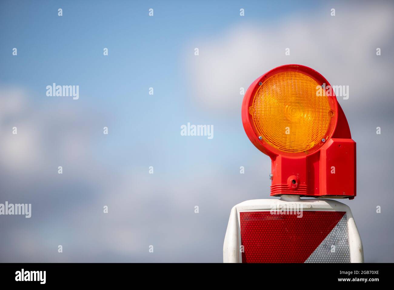 Red warning light for construction site hi-res stock photography and images  - Page 3 - Alamy