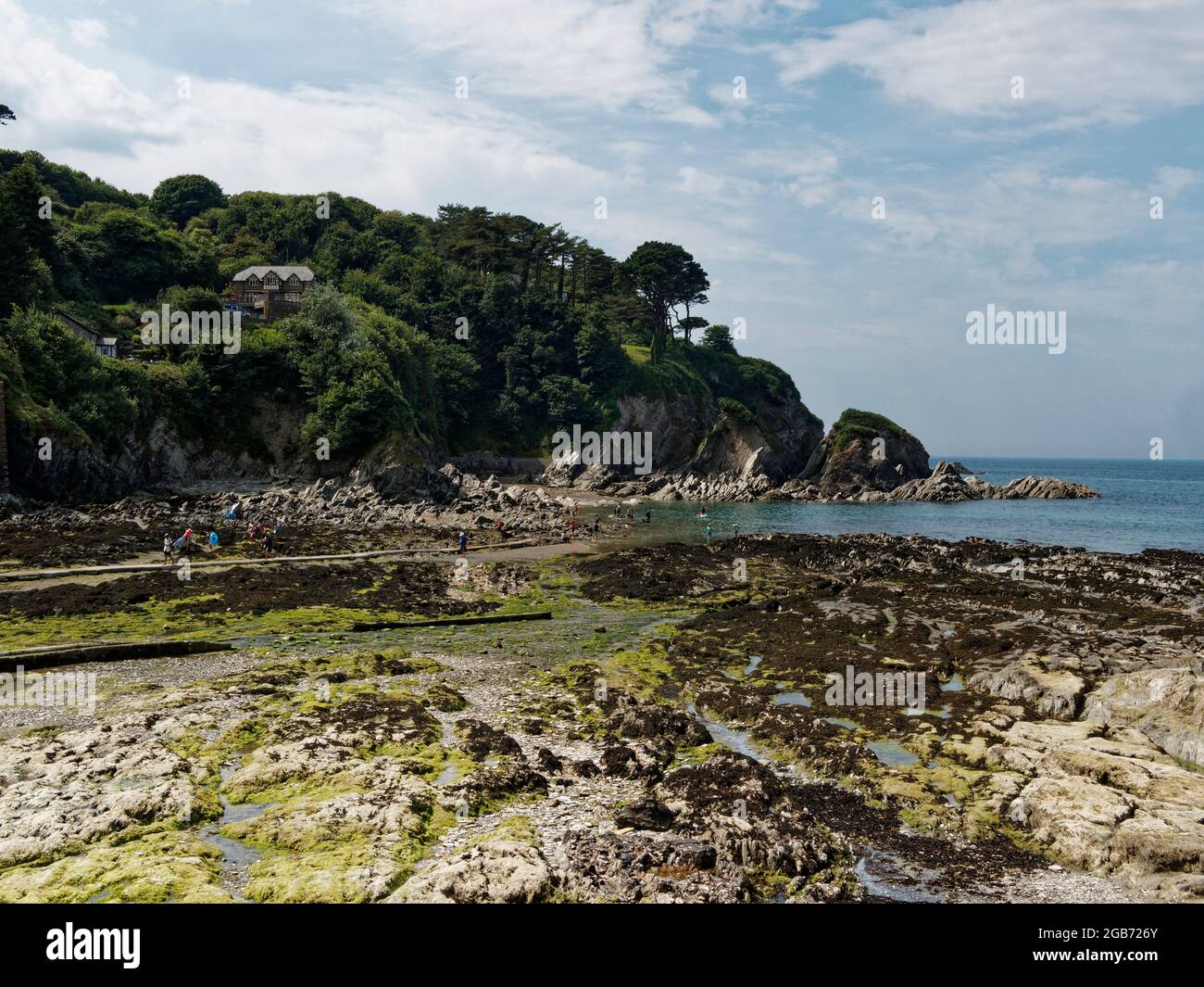 Lee Bay , North Devon, UK Stock Photo Alamy
