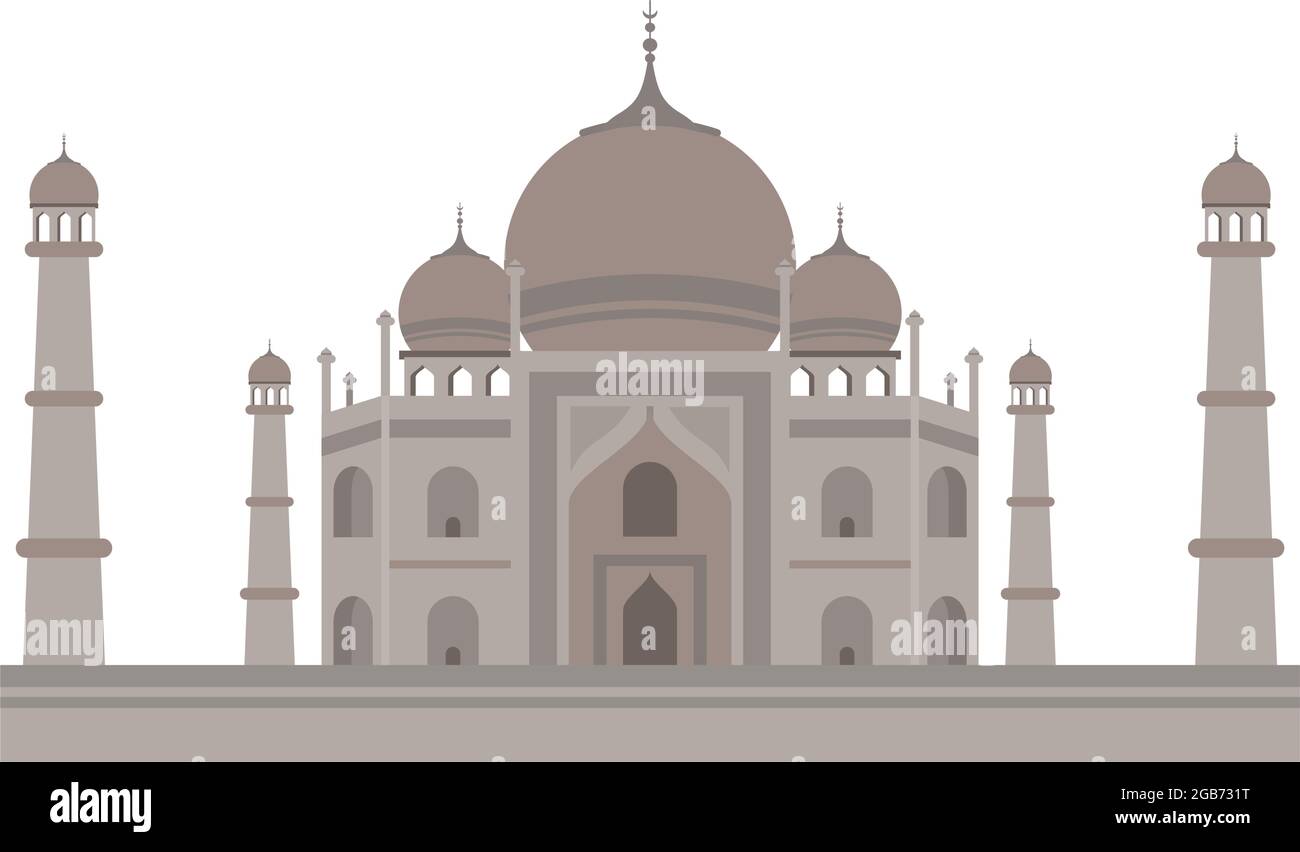 taj mahal landmark Stock Vector Image & Art - Alamy