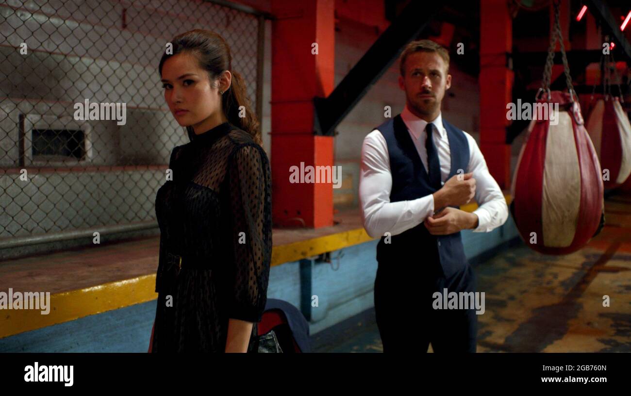 Los Angeles. CA. USA. Ryan Gosling and Yayaying Rhatha Phongam in the  ©Weinstein Company new movie: Only God Forgives (2013). Plot: Julian, a  drug-smuggler thriving in Bangkok's criminal underworld, sees his life