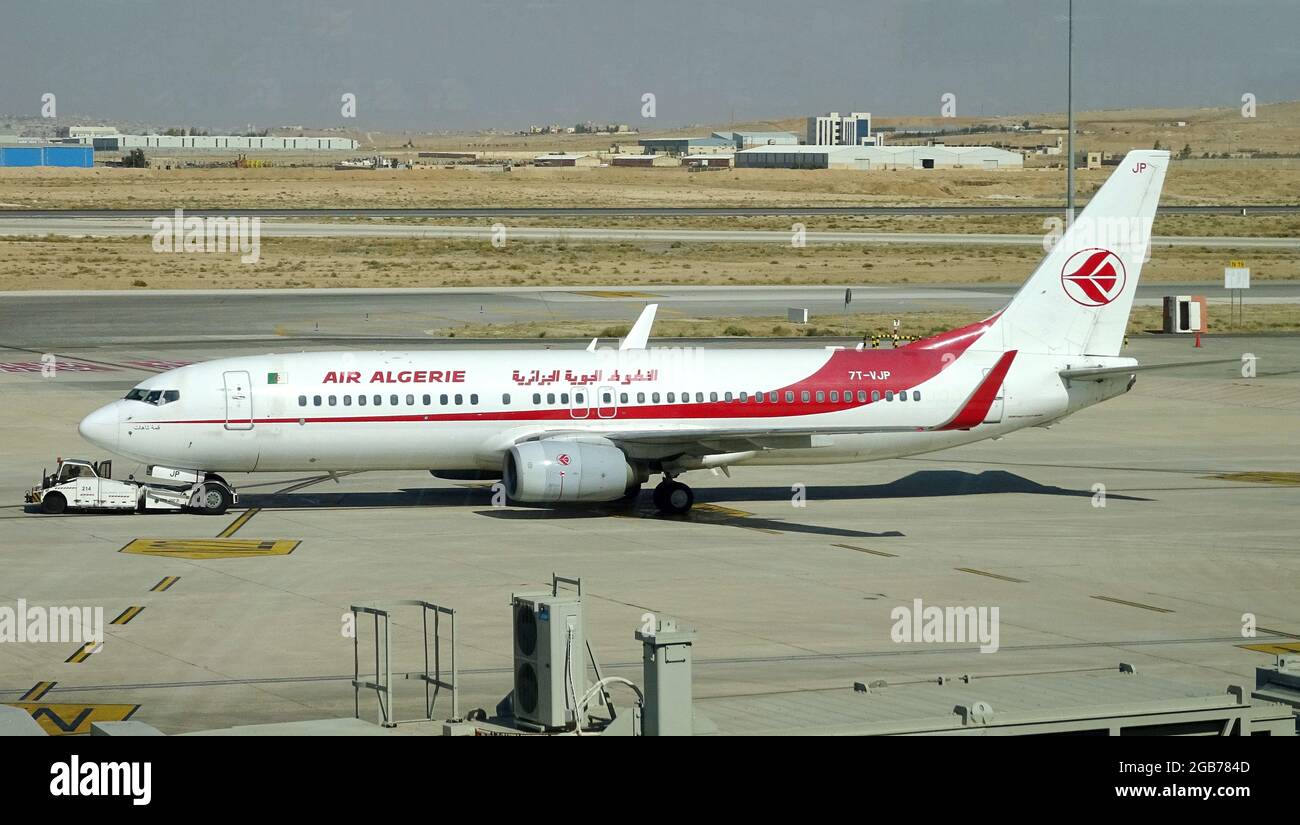 Air Algérie (is the national airline of Algeria), Boeing 737800 airplane Stock Photo Alamy