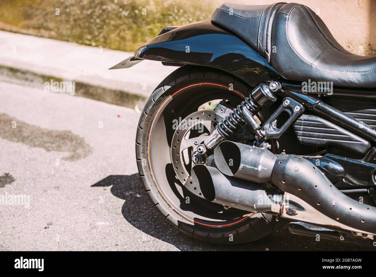 Motorcycle exhaust pipe hires stock photography and images Alamy